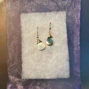 Tear drop shaped earrings